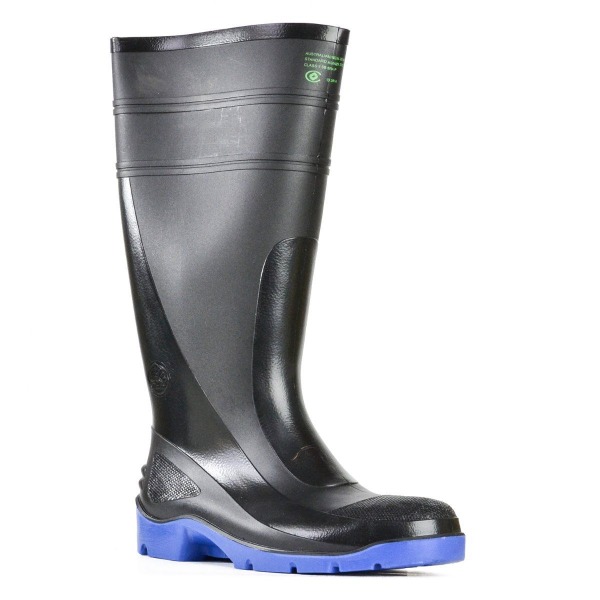 Bata Utility Armorsole 400mm Gumboot With Safety Toe Black / Blue