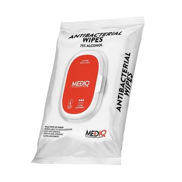Mediq Anti-bacterial Wipes (75% Alcohol)