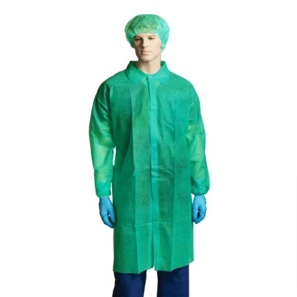 Bastion Polypropylene Lab Coats Without Pockets