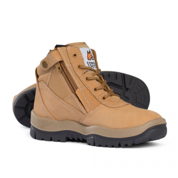 Mongrel Non-Safety Zip Side Ankle Boot Wheat