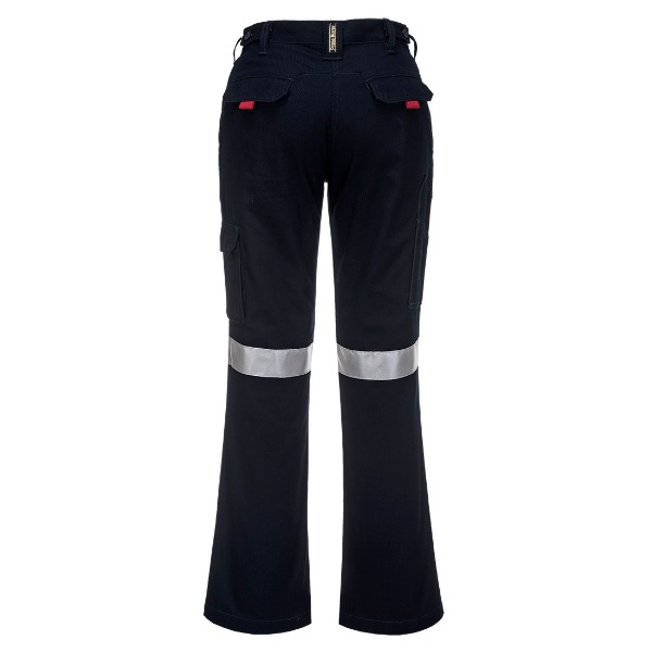 Portwest Ladies Cargo Pants With Reflective - Navy 
