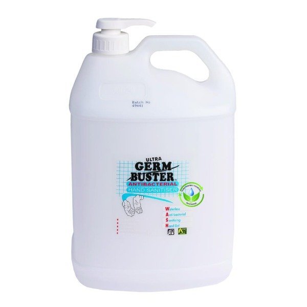 Germbuster Antibacterial Hand Sanitiser - 5 Litre Pump