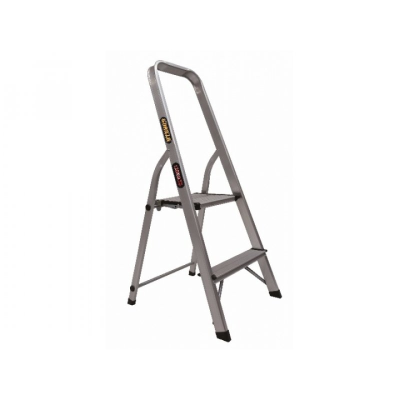 Gorilla Aluminium Platform Step Ladder - 2 Step / 0.5 Metre