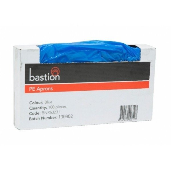 Bastion Dispenser Type Polyethylene Aprons 1250mm - White